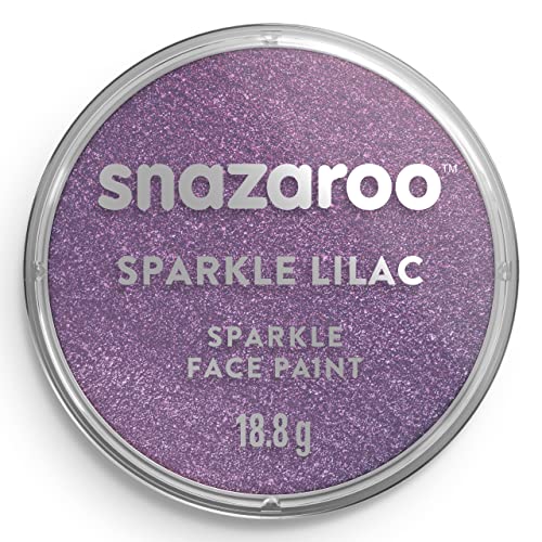 Snazaroo Classic Pintura para rostro y cuerpo, 18 ml, Sparkle Lilac