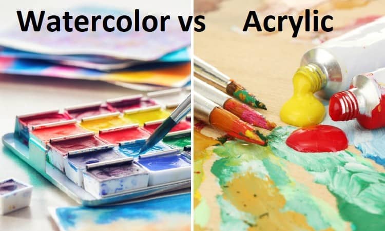 Watercolor vs Acrylic